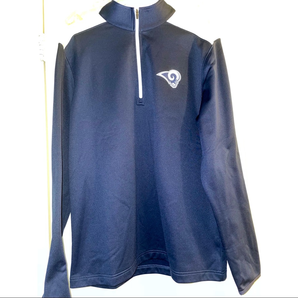 Men’s Rams Zip Up Pull Over